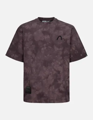 SPRING/ SUMMER COLLECTION 2025 Tie-Dye with Seagull Embroidery Loose Fit T-Shirt