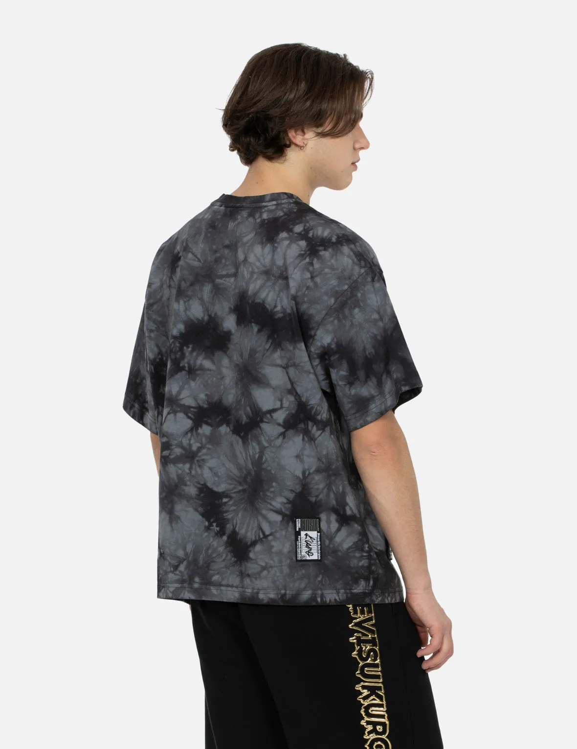 SPRING/ SUMMER COLLECTION 2025 Tie-Dye with Seagull Embroidery Loose Fit T-Shirt