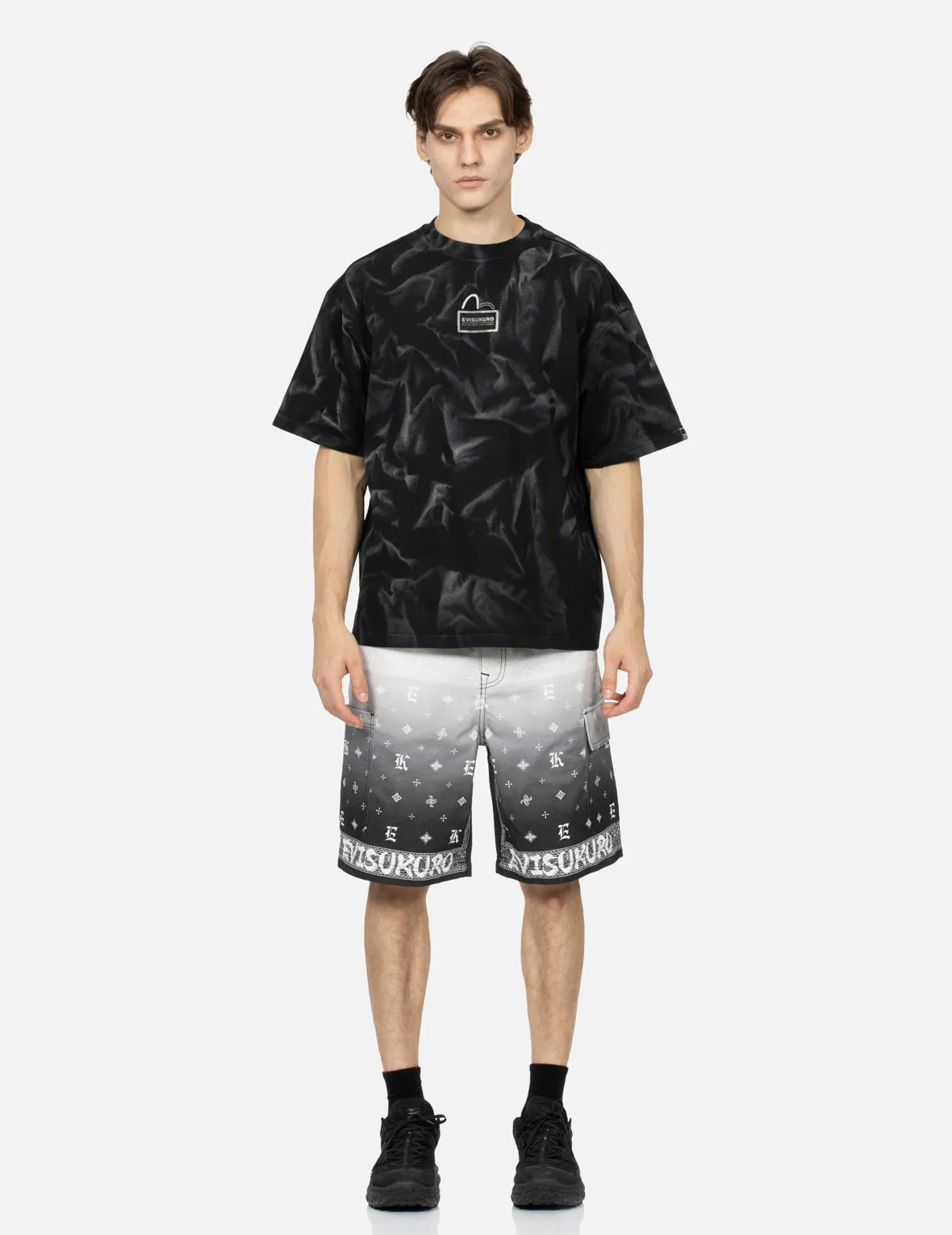 SPRING/ SUMMER COLLECTION 2025 Tie-Dye with Seagull Loose Fit T-shirt