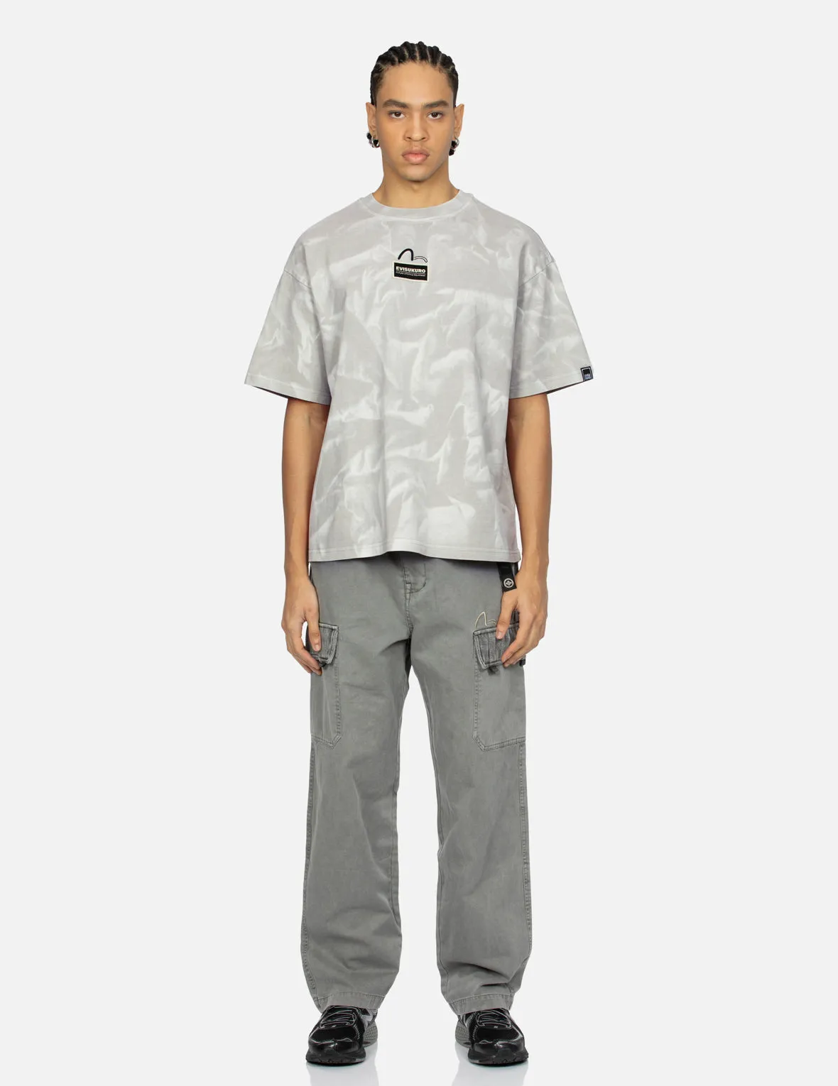 SPRING/ SUMMER COLLECTION 2025 Tie-Dye with Seagull Loose Fit T-shirt