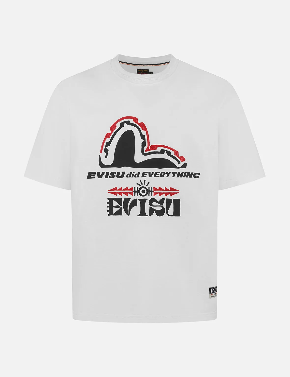 SPRING/ SUMMER COLLECTION 2025 Totem Seagull and Logo Print Regular Fit T-shirt