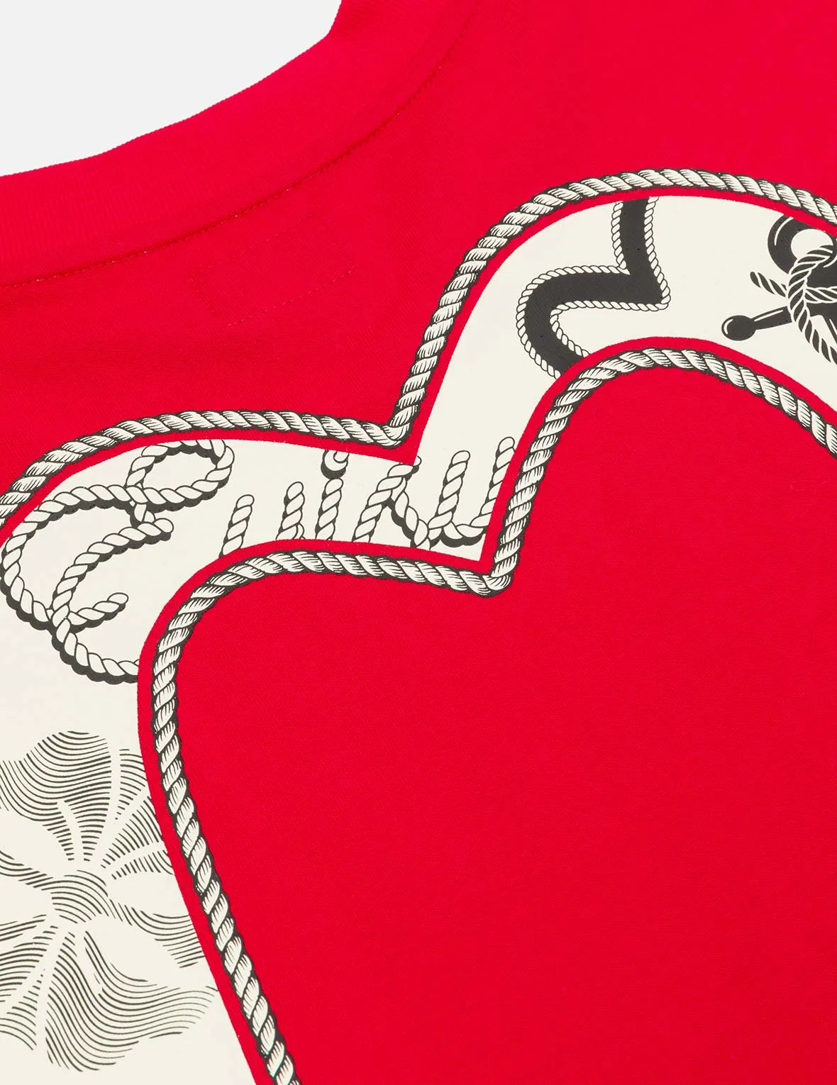 SPRING/ SUMMER COLLECTION 2025 Twisted Rope and Daicock Anchor Print Relax Fit T-shirt