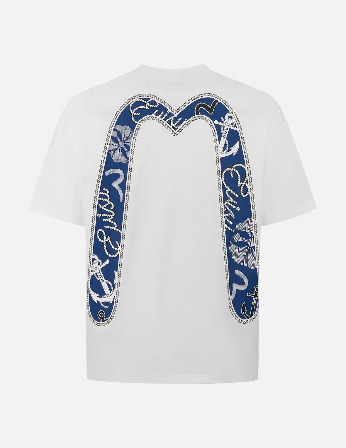SPRING/ SUMMER COLLECTION 2025 Twisted Rope and Daicock Anchor Print Relax Fit T-shirt
