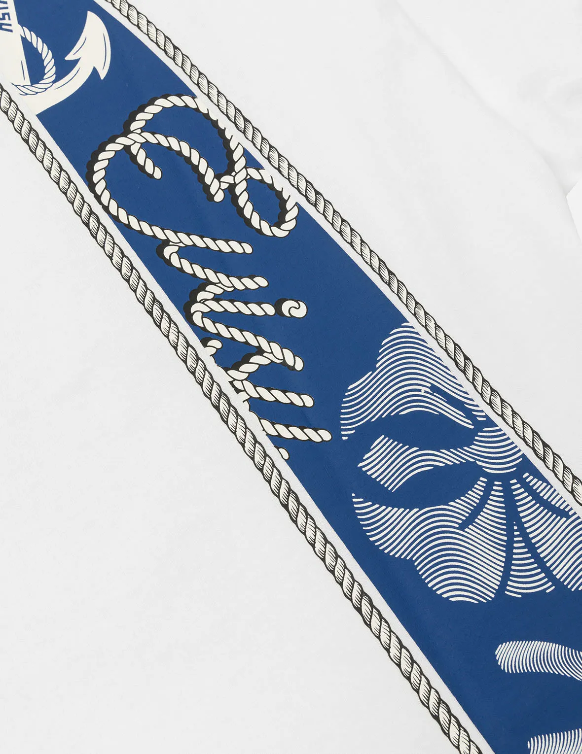 SPRING/ SUMMER COLLECTION 2025 Twisted Rope and Daicock Anchor Print Relax Fit T-shirt