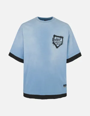 SPRING/ SUMMER COLLECTION 2025 Washed 2-in-1 Oversized T-shirt