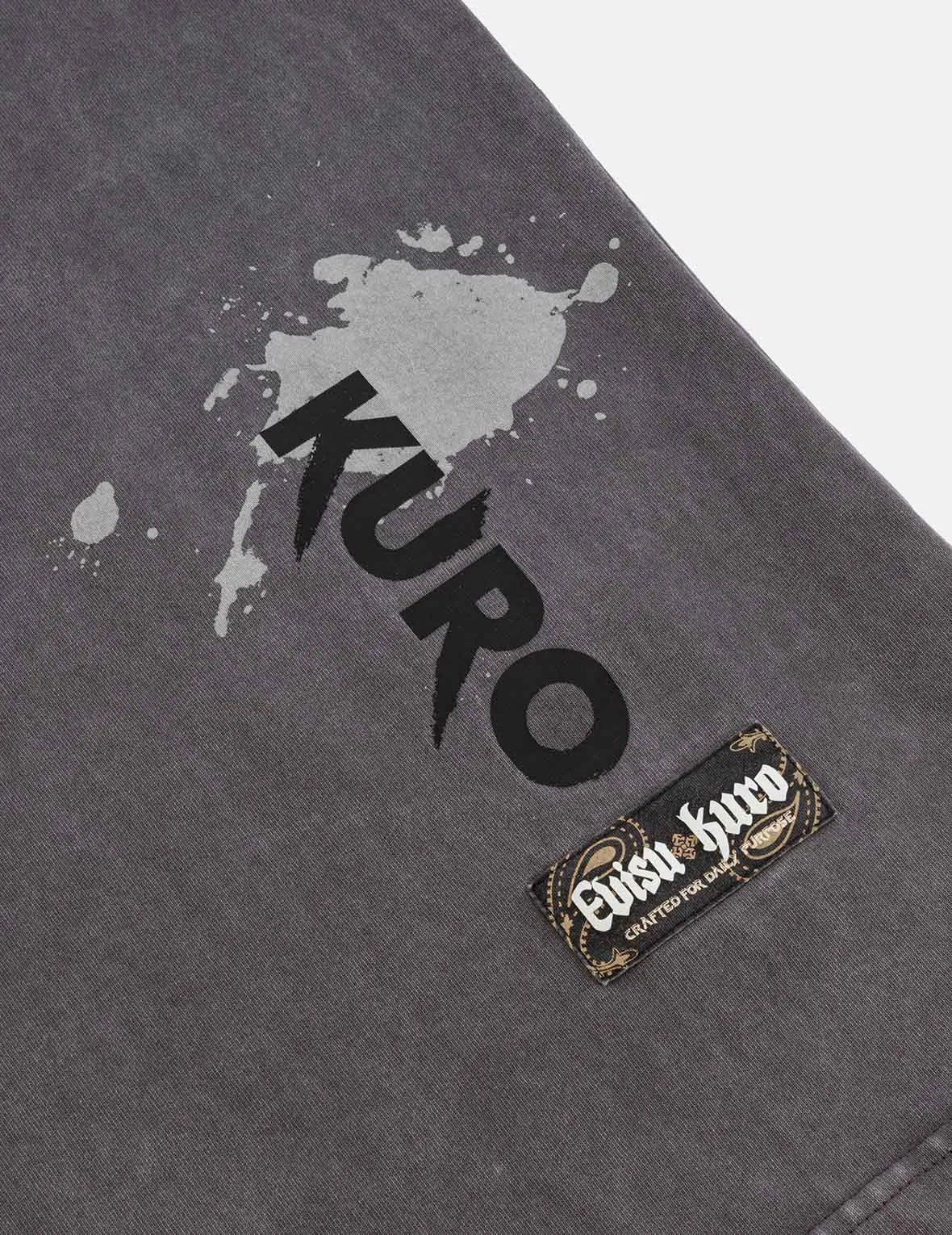 SPRING/ SUMMER COLLECTION 2025 Washed Logo Embroidery and Print Loose Fit T-shirt