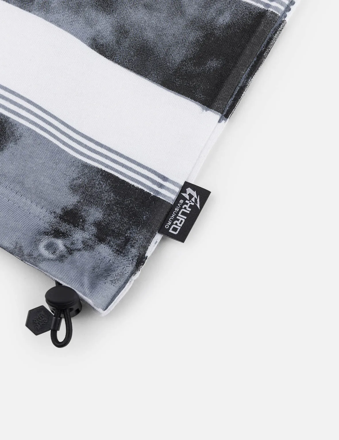 SPRING/ SUMMER COLLECTION 2025 Washed Tie-Dye Stripe Loose Fit T-shirt
