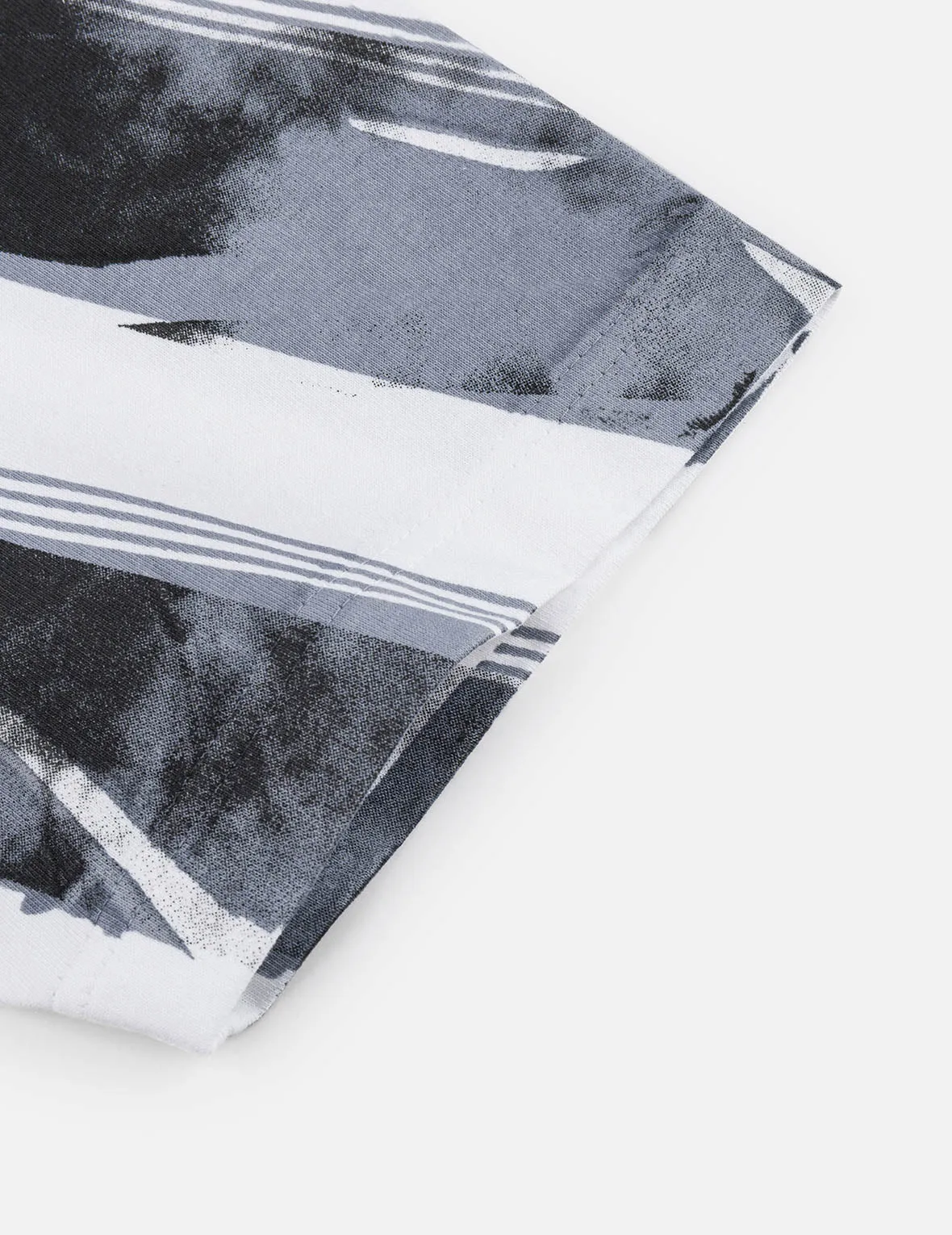 SPRING/ SUMMER COLLECTION 2025 Washed Tie-Dye Stripe Loose Fit T-shirt