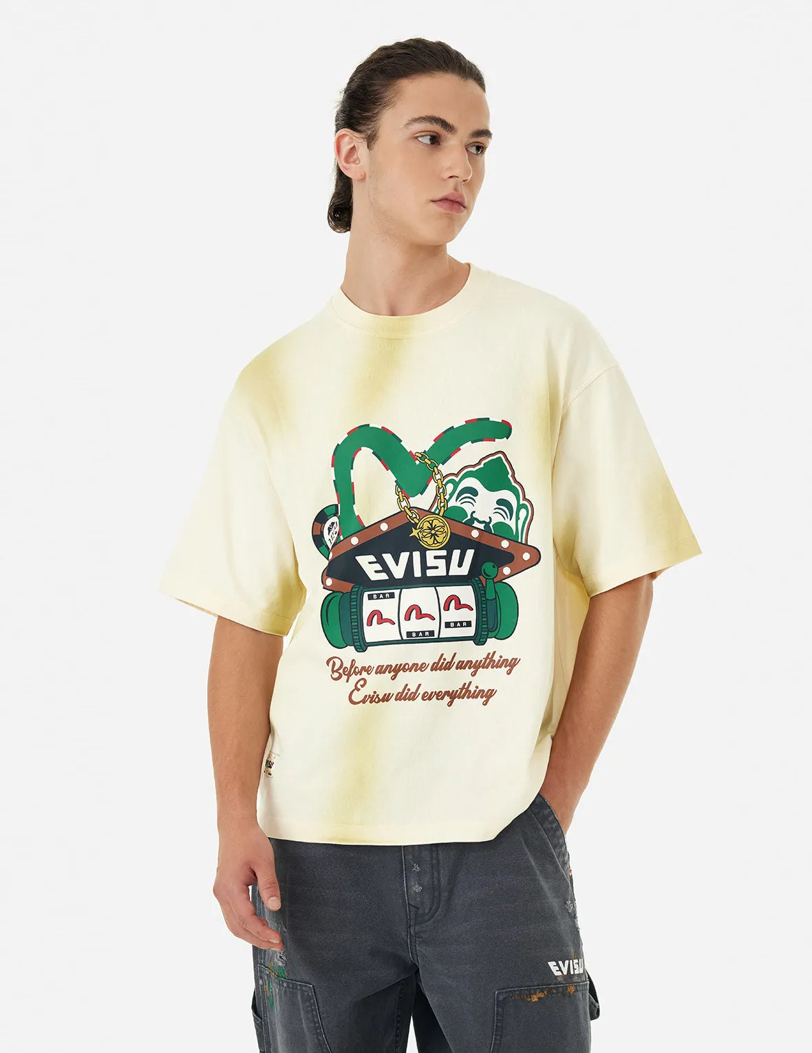 SPRING/ SUMMER COLLECTION 2025 Washed Virtual Vacation Print Relax Fit T-shirt