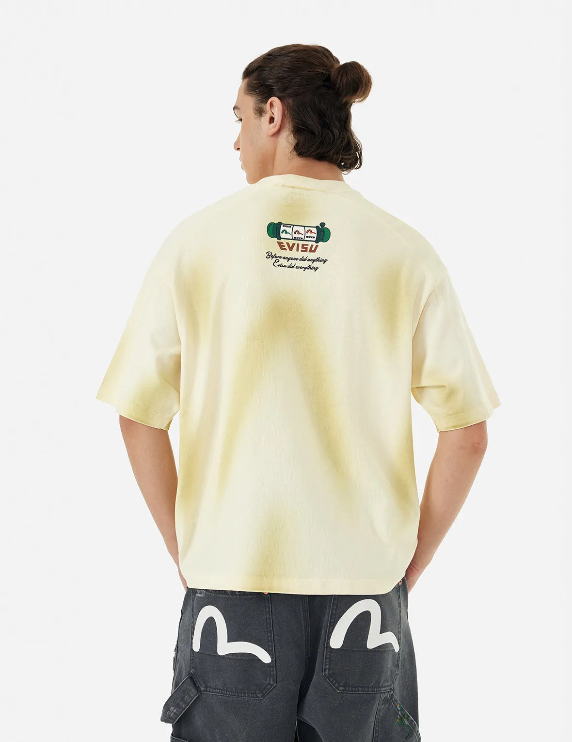 SPRING/ SUMMER COLLECTION 2025 Washed Virtual Vacation Print Relax Fit T-shirt