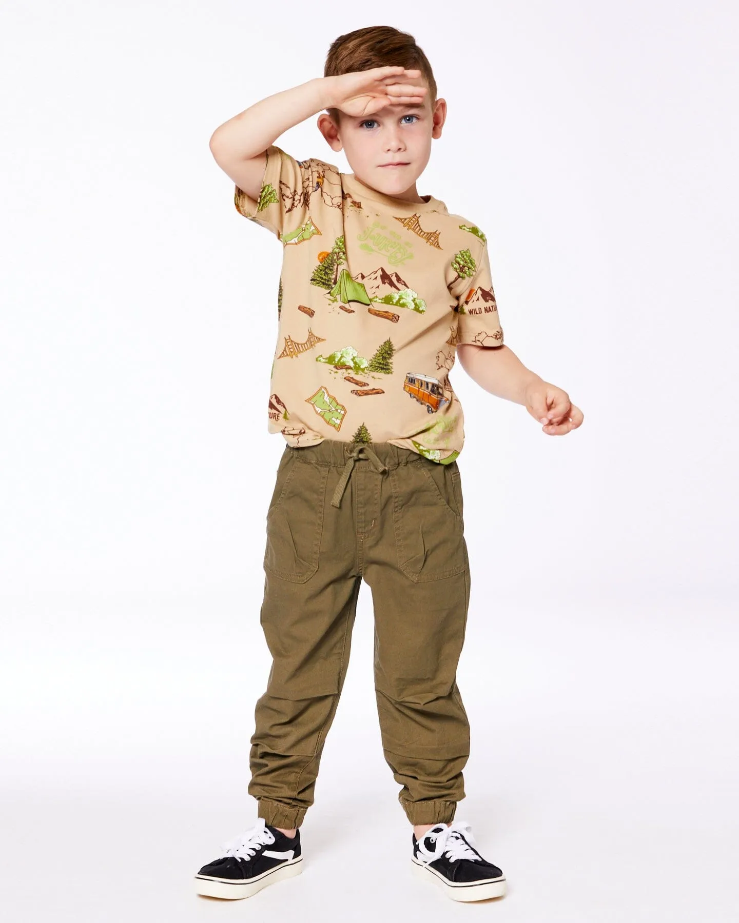 Stretch Twill Jogger Pant Dark Olive Green