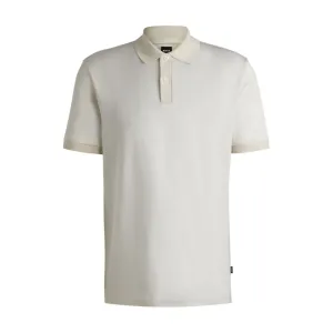 Structured-cotton polo shirt with solid trims
