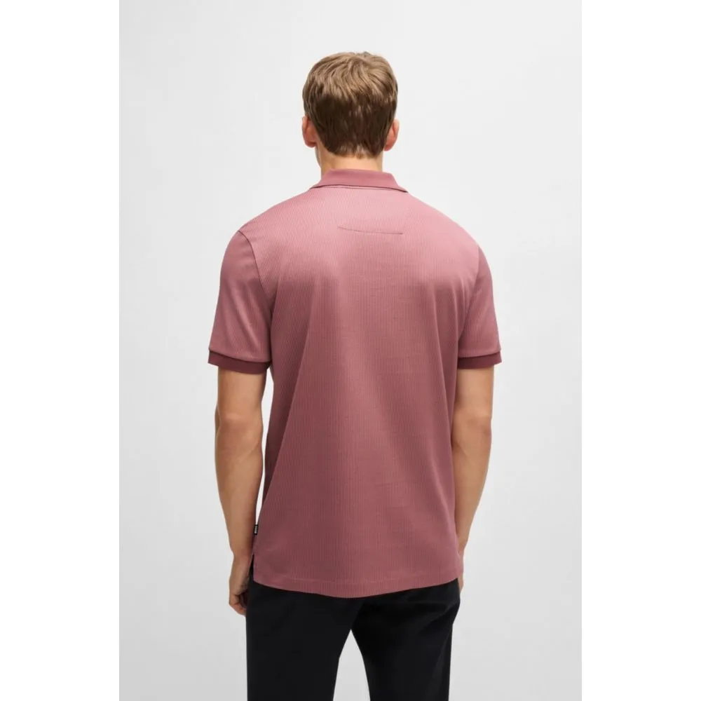 Structured-cotton polo shirt with solid trims