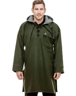 Swanndri Mens Original Wool Bushshirt With Lace Up Front