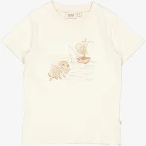 T-Shirt Fishing - chalk Wheat