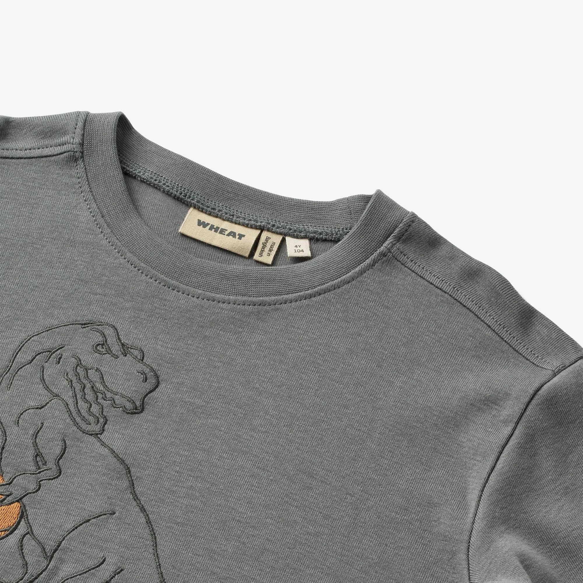 T-Shirt L/S Beck - stormy blue Wheat