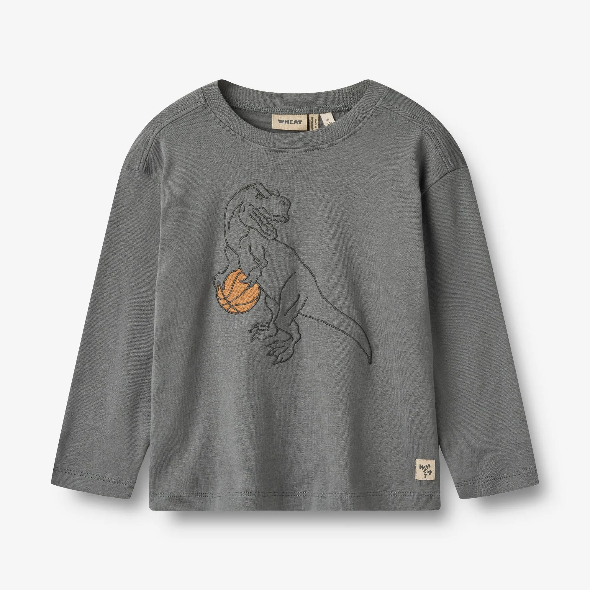 T-Shirt L/S Beck - stormy blue Wheat