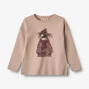T-Shirt Penguin - grey rose Wheat