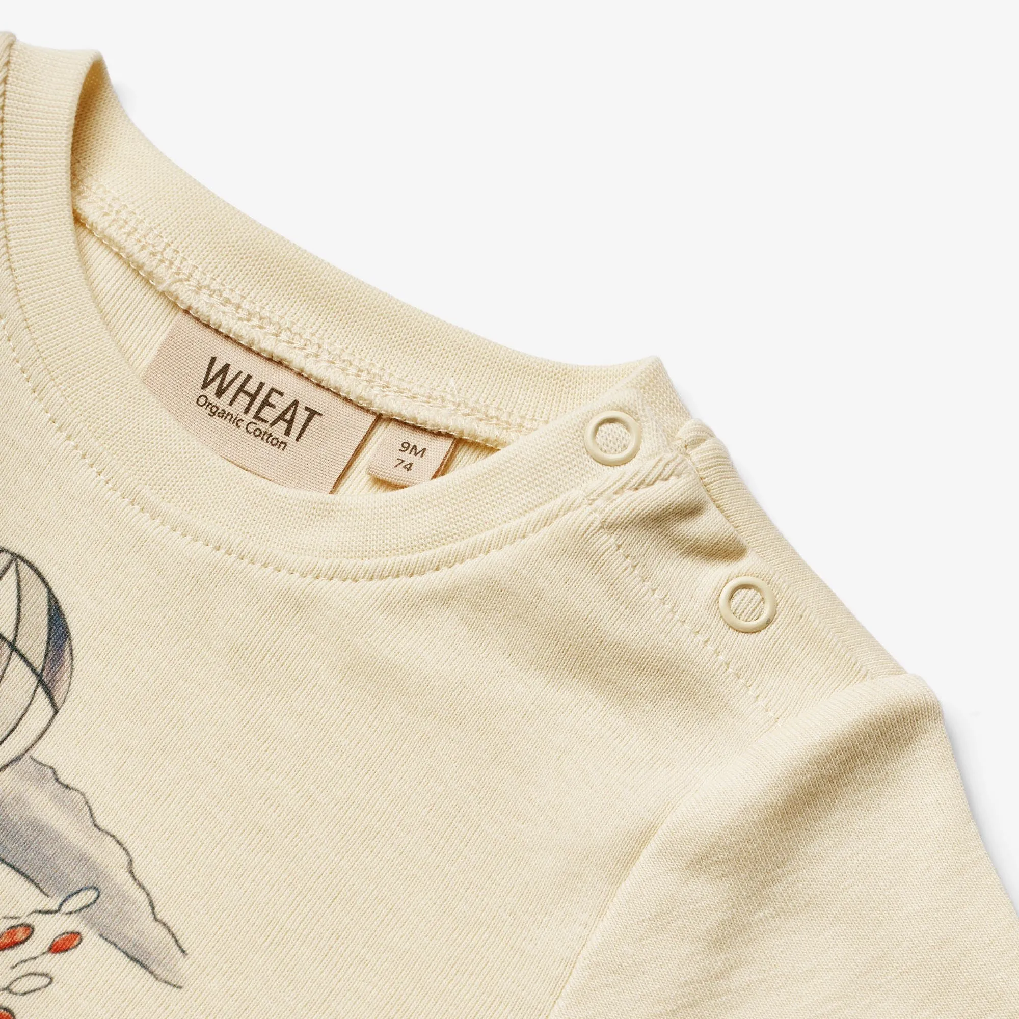 T-Shirt S/S Tobias - shell Wheat