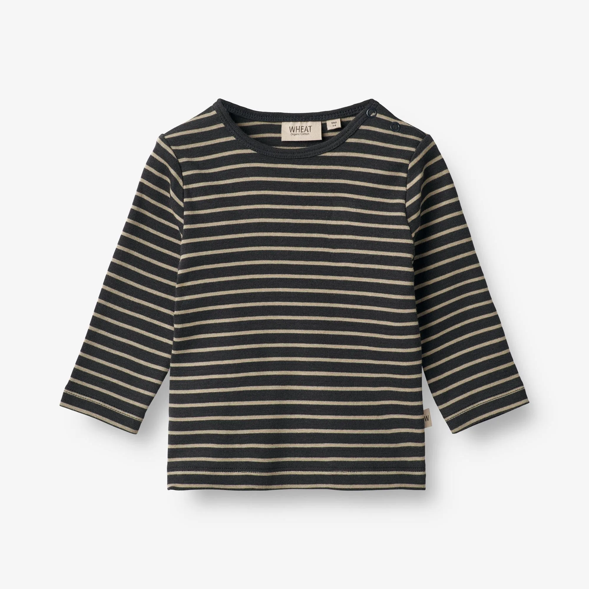 T-Shirt Stig | Baby - navy stripe Wheat