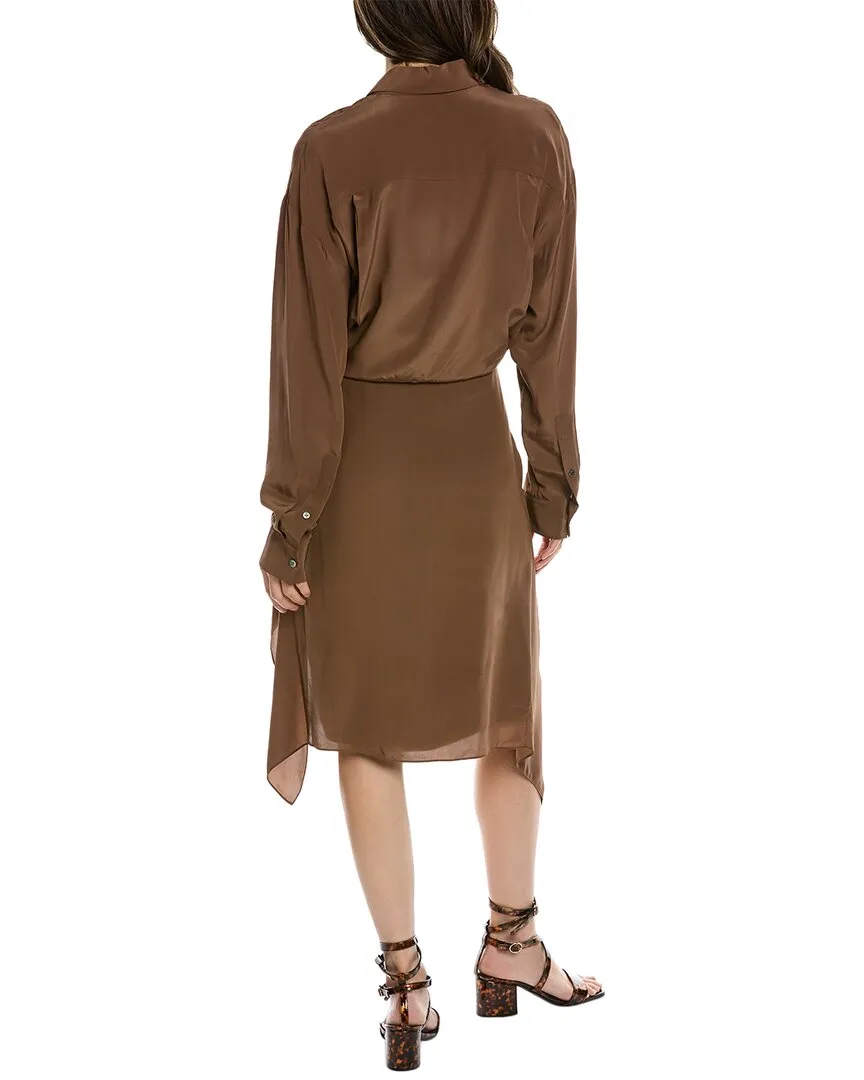 Theory Sarong Shirtdress