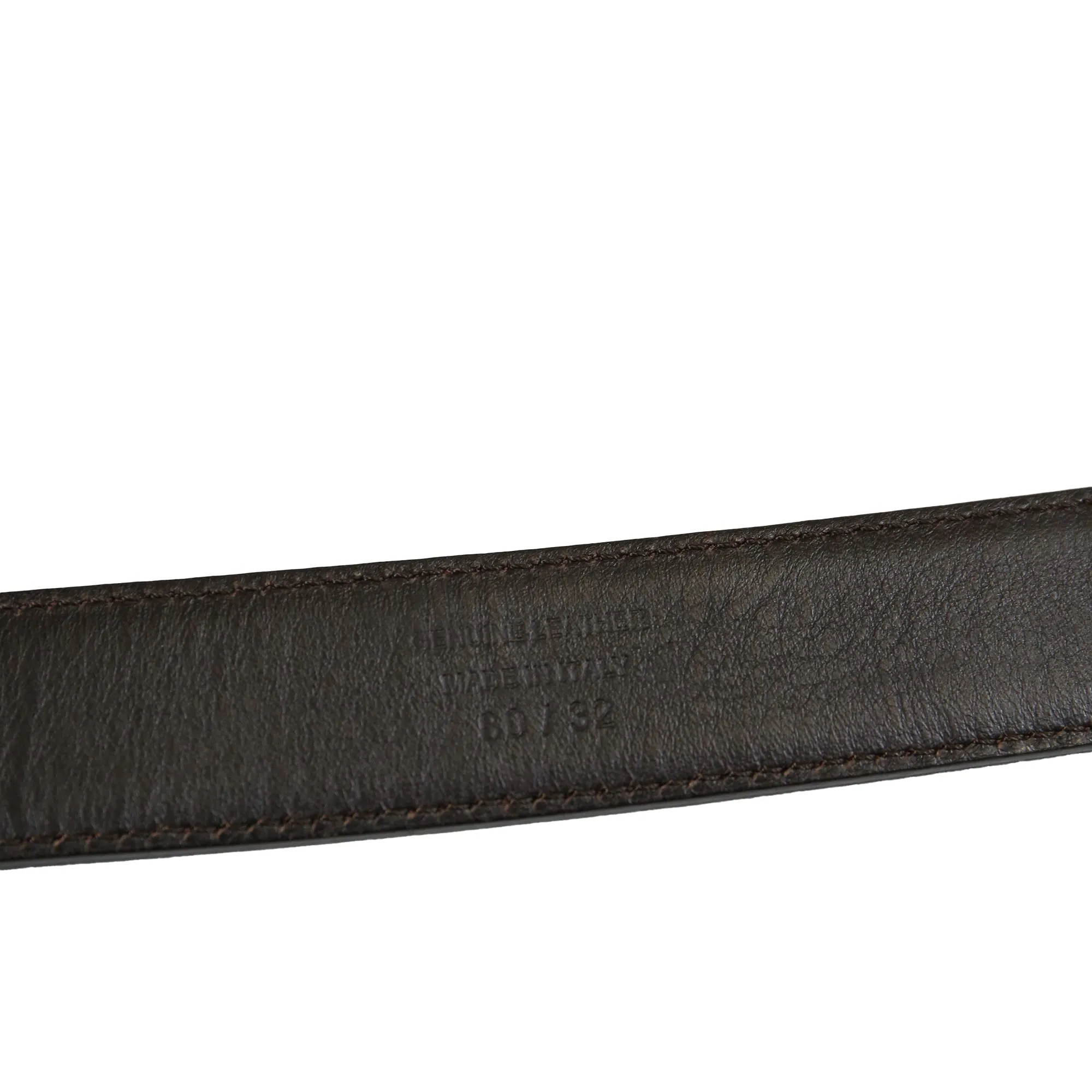 Tom Ford Basic Buckled Belt in Burgundy Leather