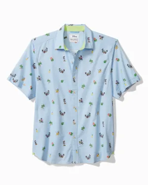 Tommy Bahama Disney Nova Wave Beach Cruiser Camp Shirt