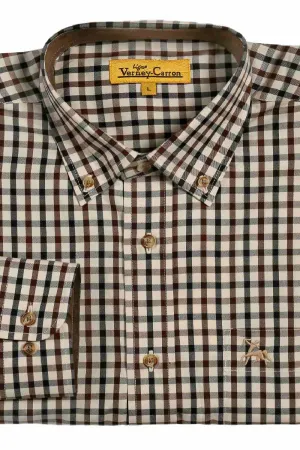 Verney Carron Vivien Cotton Checked Shirt