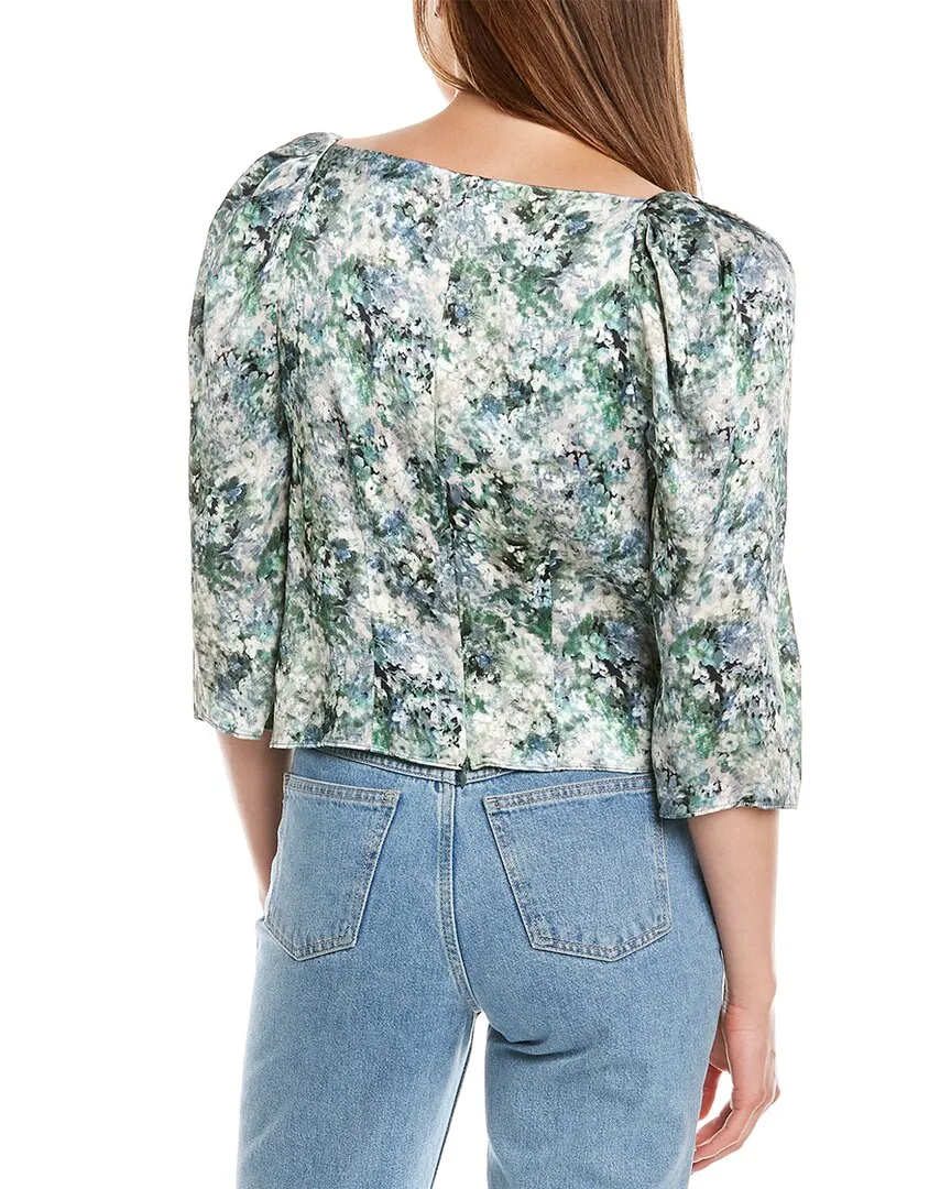 Vince Painted Floral Top